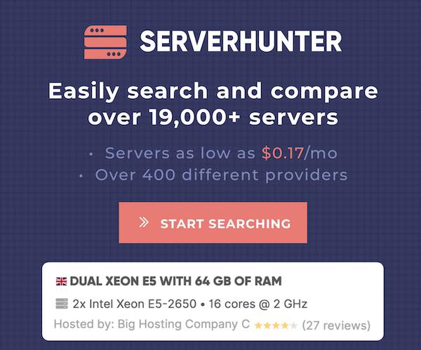 Server Hunter banner